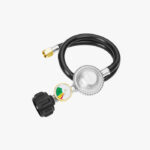 CALPOSE 2 Feet Propane Hose with Regulator & Gauge