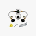 CALPOSE 2-Stage Regulator with 18" RV tailpipe Hose Involve Gauge