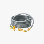 25 Feet 1/2 inch ID Natural Gas Grill Hose with Quick Connect Fittings