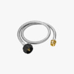 CALPOSE 3 Feet Propane Adapter Hose(Stainless Steel)