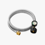 CALPOSE 6 Feet Propane Adapter Hose with Gauge